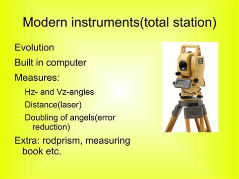 total station presentation.